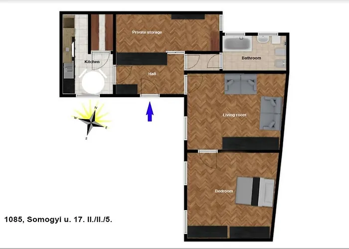 Apartman Hi!5 Spacious Palotanegyed Budapest