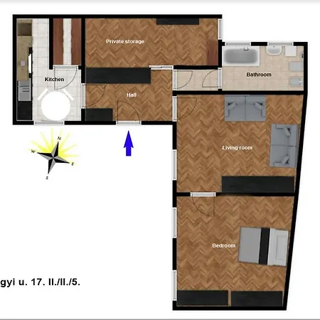 Apartament Hi!5 Spacious Palotanegyed Budapesta